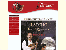 Tablet Screenshot of latcho-music.com